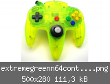extremegreenn64controller.png
